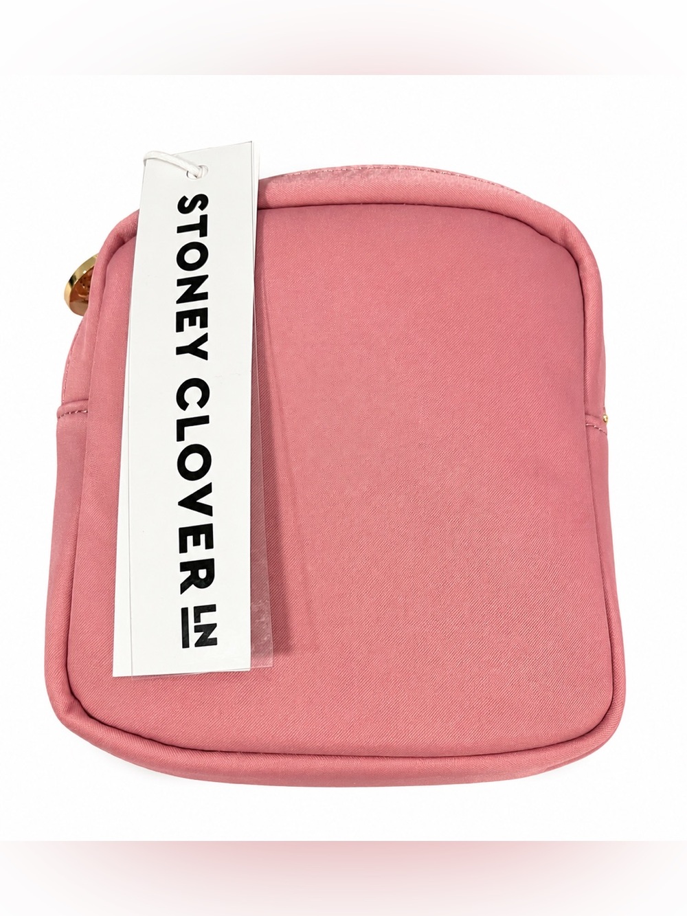 Stoney Clover Lane Classic Nylon Mini Pouch Mauve Pink NWT Makeup Travel Bag